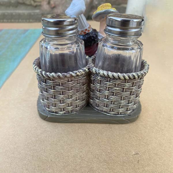 Kokk Statue Salt Pepper Flaskeholder Ornamenter-Hjemmedekor