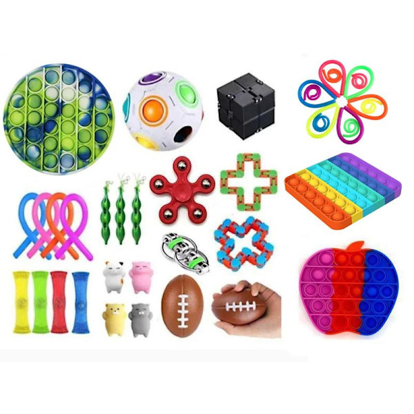 38st Fidget Pop it Leksaksset för barn och vuxna 250
