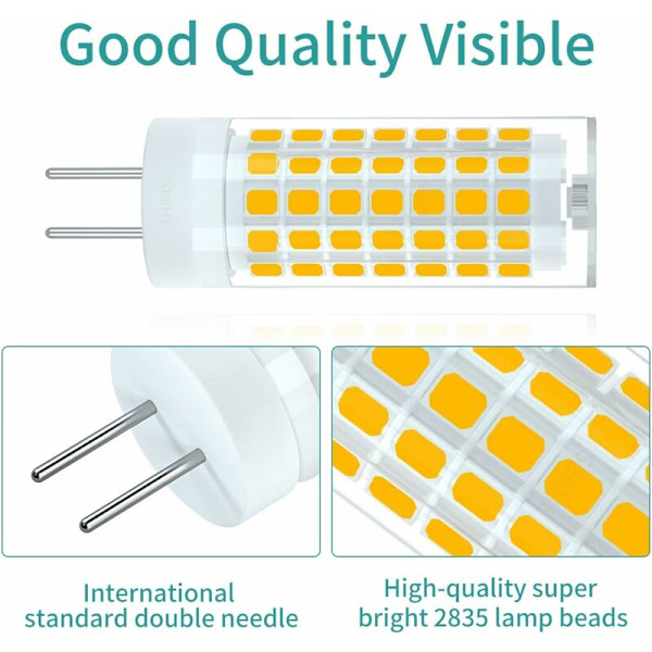 6W G6.35/GY6.35 LED-lampa 690LM Varmvitt 3000K, Bi-Pin-bas