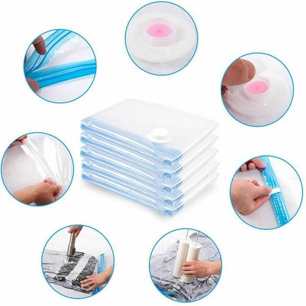 Vakuumförvaringspåsar för madrasser 130 x 210 cm - 4-pack-FA-