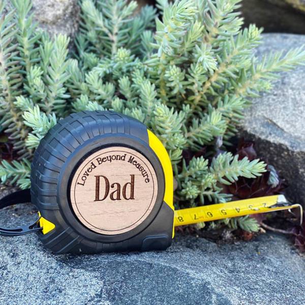 Personlig farsdagspresent - Anpassat måttband Kreativ present till pappa  (FMY) A