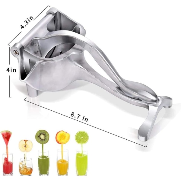 Ny rustfri stål manuell fruktjuicer i kraftig legering
