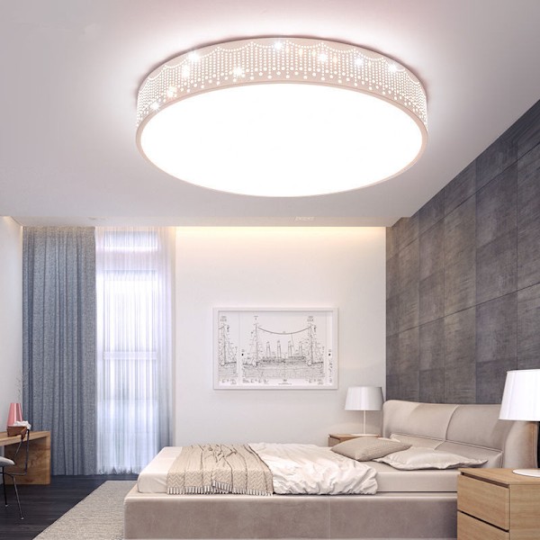 Rund stjernehimmel taklampe egnet for soverom og stue