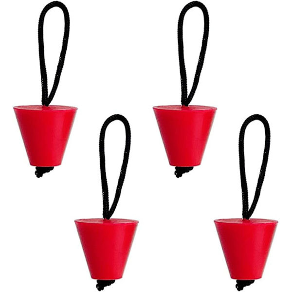 4 stk. kajak scupper prop, universel silikone scupper prop dræn