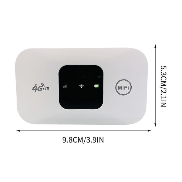 4G mobil hotspot, høyhastighets trådløs internett-ruter bærbar lomme wifi, liten nettverkshotspot for bil utendørs-perfekt