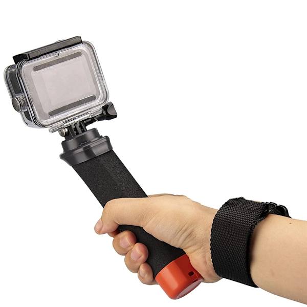 Flytende Håndtak Actionkamera Sklisikkert Håndtak med Håndleddsbånd for Gopro 10 9 8 7 6 5 Kameraer Vannsport
