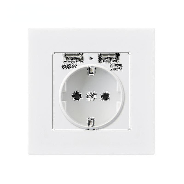 Dobbel USB-uttak 86 type skjult fransk uttak