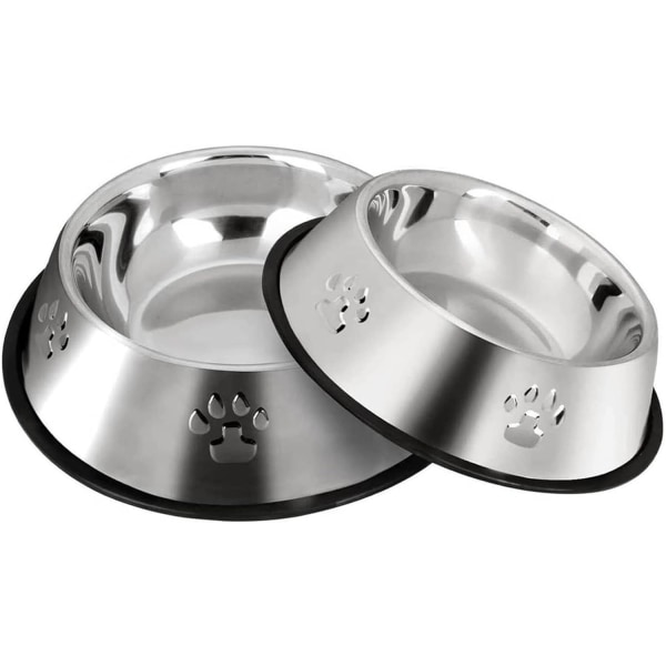 Dog Feeding Bowls,Rubber Bases,Small Pet Feeder Bowls And Water