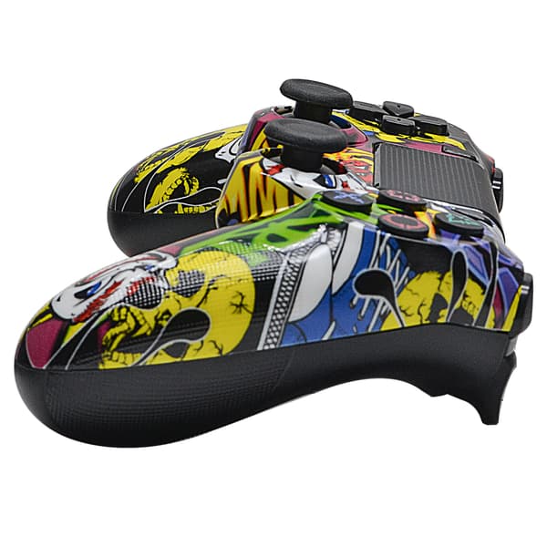 Trådløs controller kompatibel med PS4/Slim/Pro med dobbelt vibration/6-akset bevægelsessensor/lydfunktion-XF26-