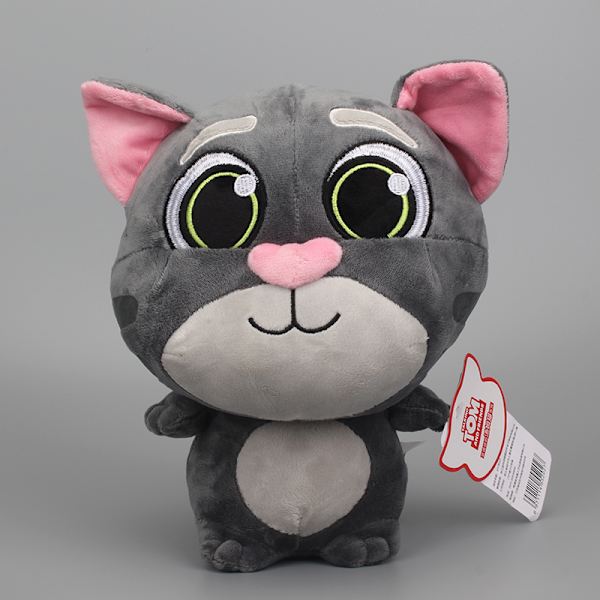 Original Talking Tom Cat och vänner Angela Ben Hank Ginger Tom LEKSAK Plyschdocka Gosedjur för flickor pojkar barn födelsedagspresent---18CM Tom Cat 18cm