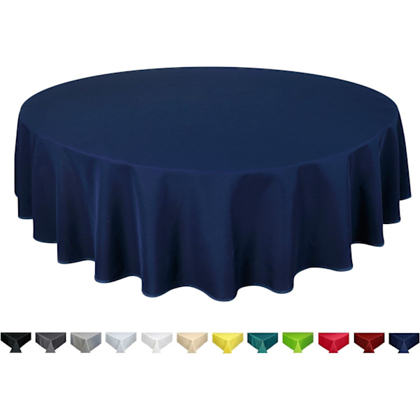 Rund dug lavet af kvalitetsmateriale 140cm 55-FA- Navy