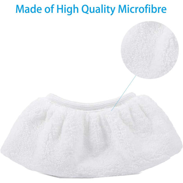 8-pack mikrofiberduköverdrag för Karcher ångrengörare SC2 SC3 SC4 SC5 handmunstyckstillbehör