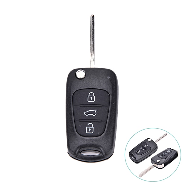 Nøkkelskalfodral 3 knapper Fob for Hyundai I20 I30