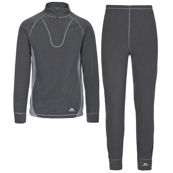 Trespass Unisex Thriller Termisk Topp och Byxa Set M Cement Cement-FA5- Cement M