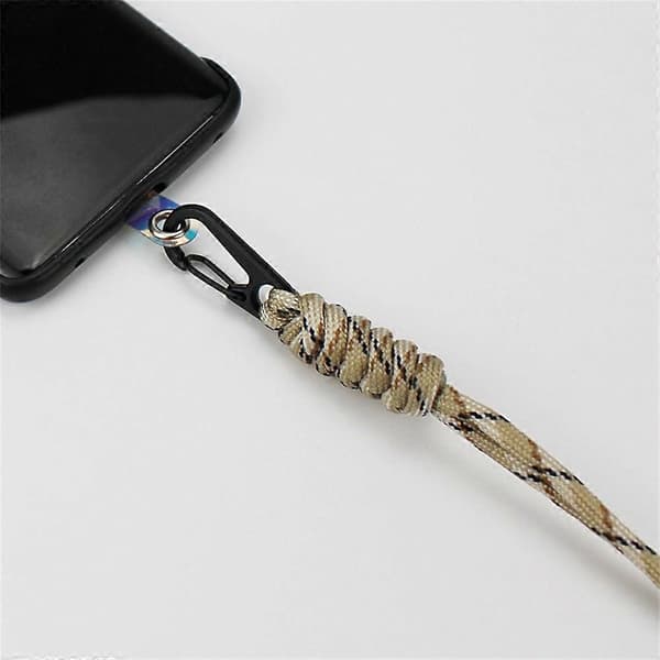 21 cm telefonhandrem 4 mm 7-kärnig Paracord flätad snodd för nyckelring ID-brickhållare-FA-
