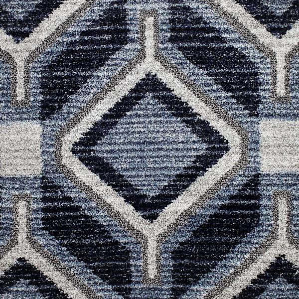 D-sign Matta New Fashion Lecce Tummansininen/Merensininen 120x170cm Sininen Blue 120x170