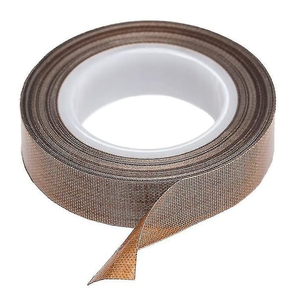 Rullar PTFE-tejp/PTFE-tejp för vakuumförpackningsmaskin, hand- och impulsförseglare (1,3 cm x 10 m)-FA-