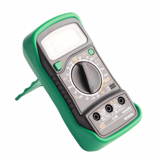 MAS830L Digital multimeter Bärbar högprecisionsknapp Elektrikermätare Digital voltmeter