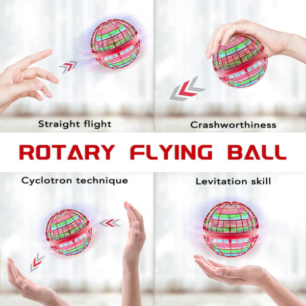 Flygande bollleksaker, 360° roterande handkontrollerad flygande orbboll