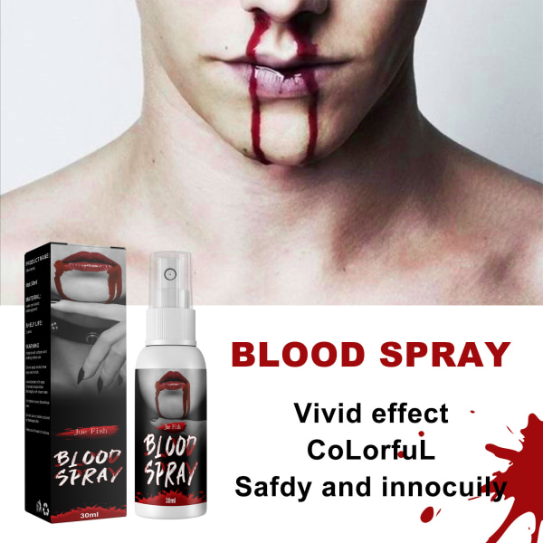 Halloween Fake Blood Makeup, Bloodspray, Blood Spray 30ml