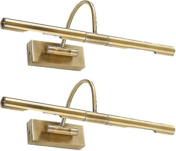 Par - Moderne Justerbare Antik Messingbelysning til To Billeder - FA10 -