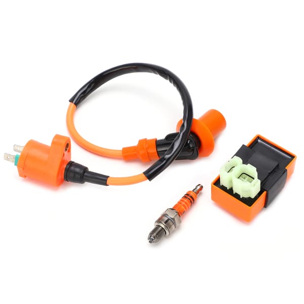 GY6 50cc 150cc ATV Moped Scooter CDI Ignition Coil Spark Plug Kit-FA-