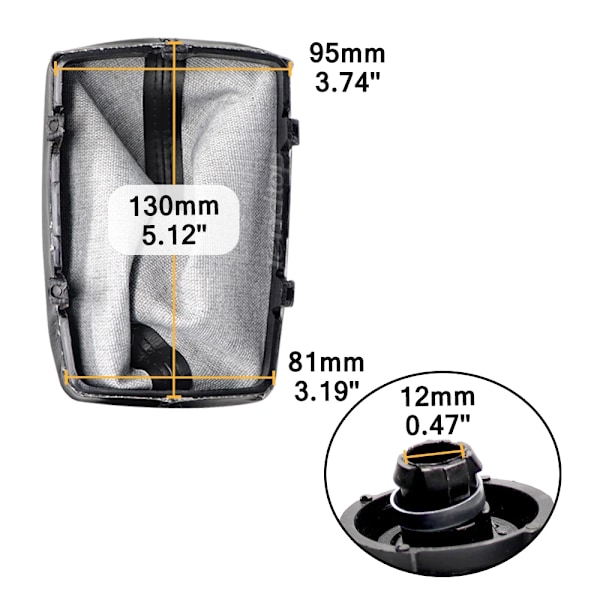 For AUDI A4 8E B6 B7 2000-2008 Bil Girskiftknapp Damask Boot Parkeringshåndbrekkhåndtak Case-6 hastigheter Rød 6 Speed Red