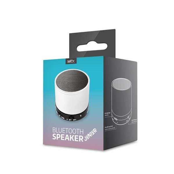 Junior Bluetooth-høyttaler, Hvit 100