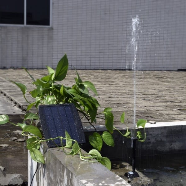 IC børsteløs solcelledrevet dam pumpe sol fontæne vannpumpe med sol