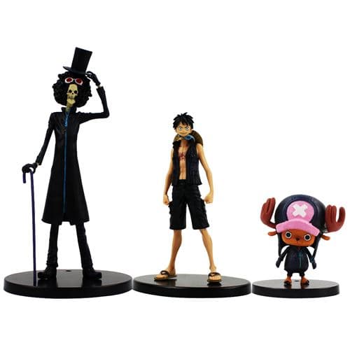 9-delars set med utsökt One Piece-docka teaterversion Luffy-FA-
