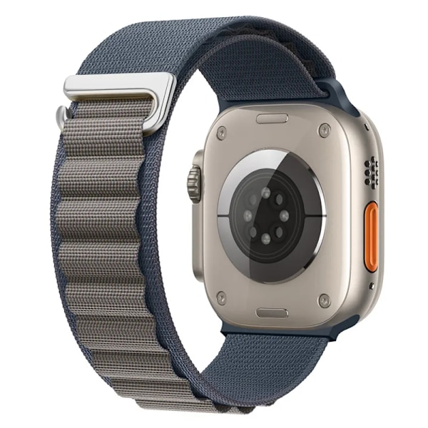 Alpine Loop Nylon Armband för Apple Watch 49mm 42mm 44mm 45mm 41mm 40mm 38mm Rem för iWatch Series Ultra 2/SE/9/8/7/6/5/4/3 Oliv 42mm 44mm 45mm Olive