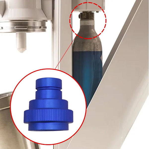 CO2 Hurtigkoblingsadapter for SodaStream Art, Terra, DUO ti Gold TR21-4