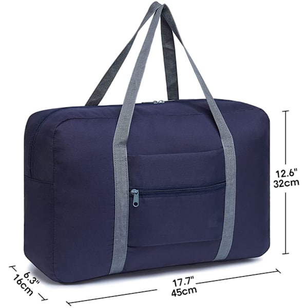 Hopfällbar Weekendväska för Handbagage - Perfekt för Övernattning