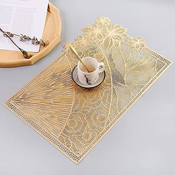 Pack Decorative Placemats Rectangular Placemats PVC Placemats