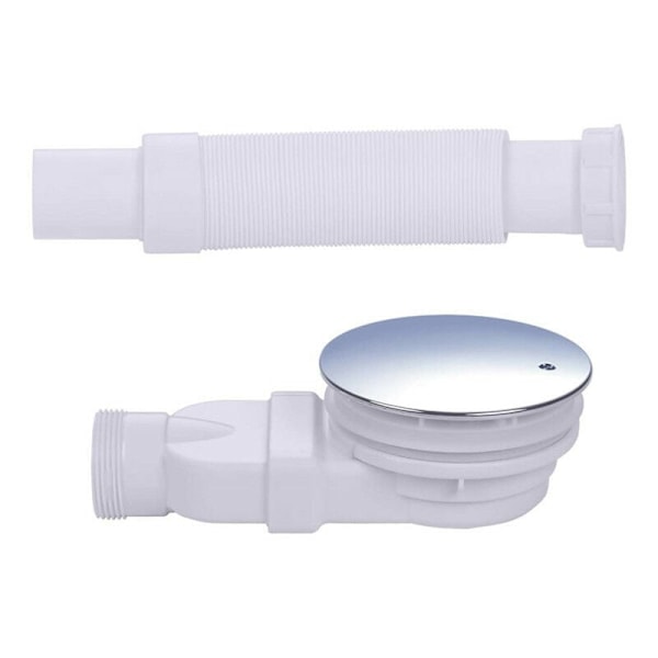 Golvavlopp, duschavlopp 90 mm, extra platt, avloppshål i dusch