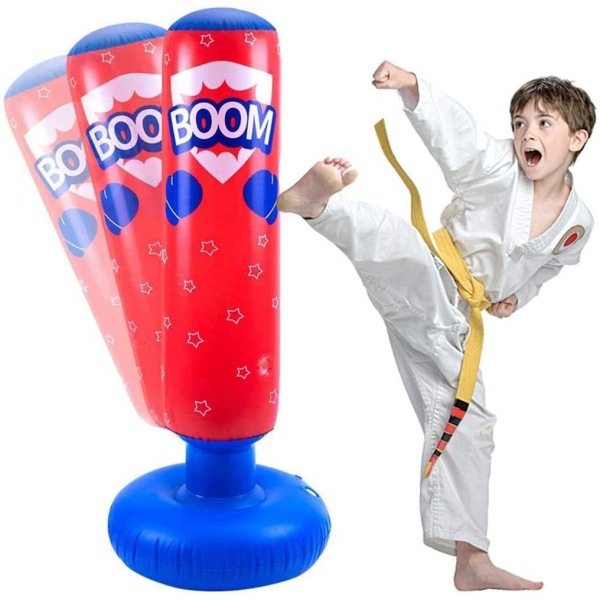 Sandbag Kids 125cm, standing sandbag for practicing kickboxing