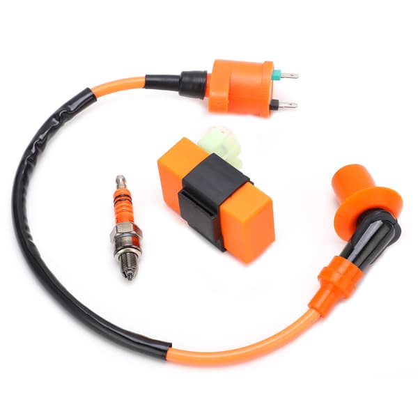 GY6 50cc 150cc ATV Moped Scooter CDI Ignition Coil Spark Plug Kit-FA-