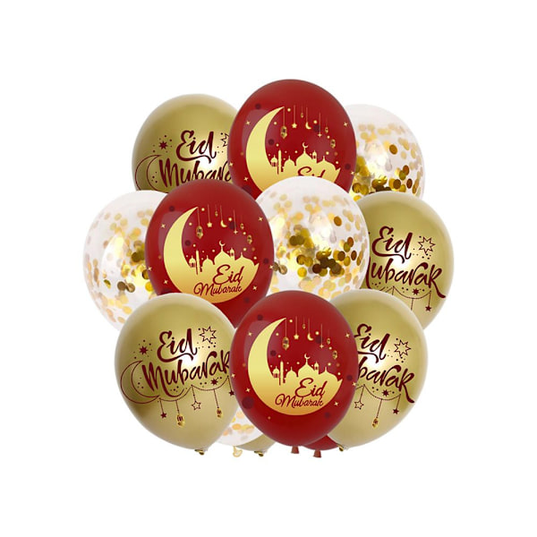 Eid Mubarak Ramadan-juhlabanneri ja ilmapallot set 2(include 18 balloons)