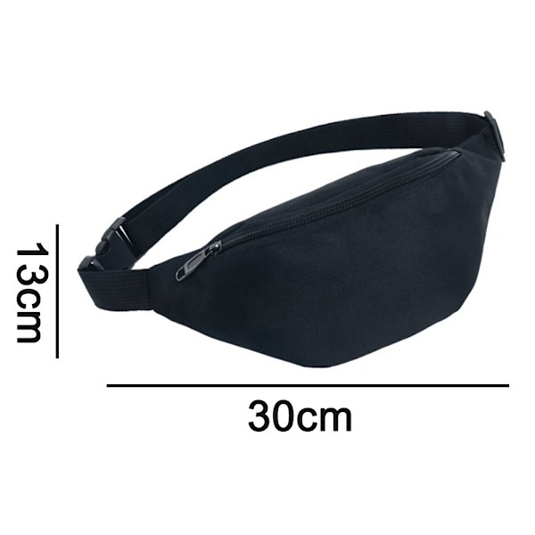 Fanny Pack, Justerbar midjeväska for reiser, sport og løping