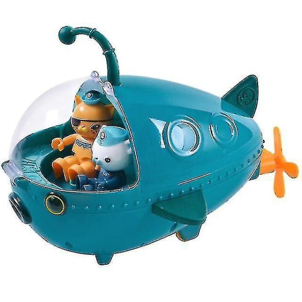 Octonauts Ubåt Leke Lysende Fiskebåt Figur Modell Dukke Actionfigurer Lekebarn Bursdagsgave