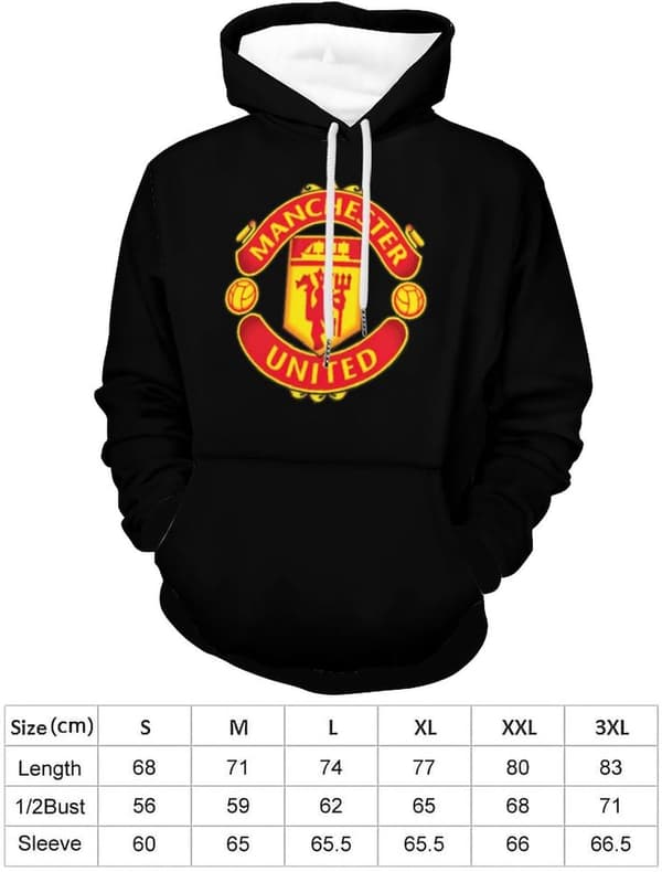 Manchester United hættetrøje løs sweater unisex-FA- L