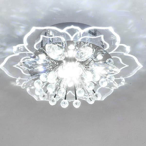 Moderne 9W Krystal LED Loftlampe til Gang, Hvid-FA-