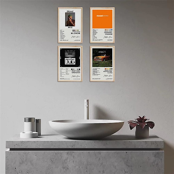 Frank Ocean Album Plakat Musik Album Plakat Til Værelse Æstetisk Lærred Vægkunst Soveværelse Indretning