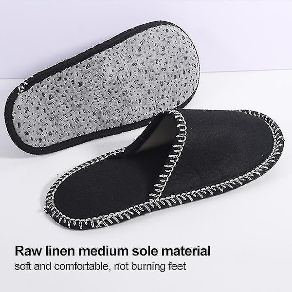 6-pak filtslippers - tysta og skridsikre