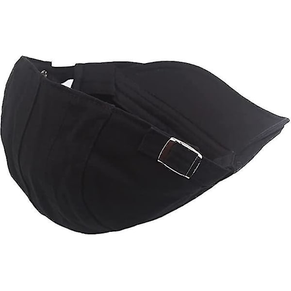 Dww-miesten litteät lippikset, naisten vintage-lippis, Peaky Newsboy Irish -hatut, Justerbar litteä lippis, Svart