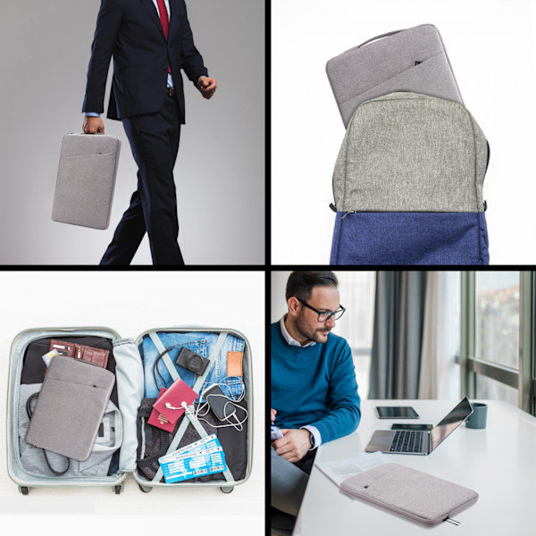#Bærbar computer sleeve 360° allround beskyttelse til 15,6 tommer MacBook Air/ Pro#