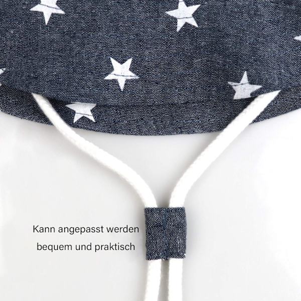 Unisex-kesäaurinkolippaämpärihattu rantahattu (pieni tähti)