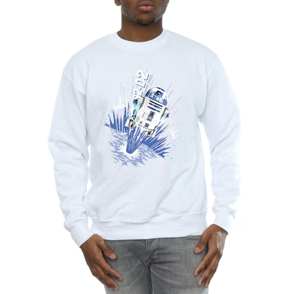 Star Wars Herr R2-D2 Blast Off Sweatshirt S Hvid White S