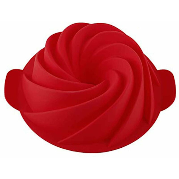 Silikonform för Bundt-kaka, Non-Stick Gelatin Bakform, 9-I