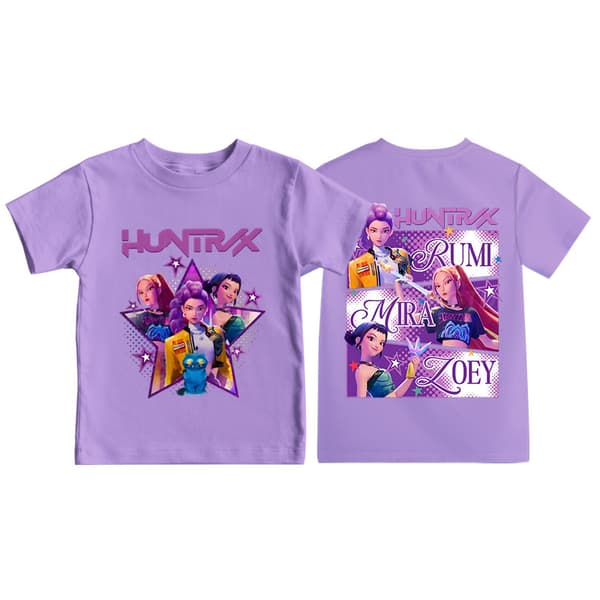 K-Pop Dæmonjægere Lilla T-shirt-FA-